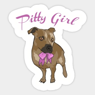 Pitty Girl (No Border) Sticker